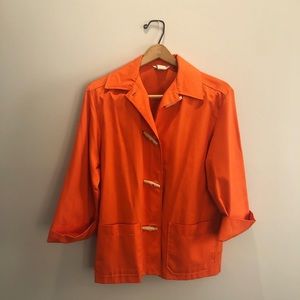 Vintage Orange Chore Jacket